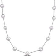 DELMAR Freshwater Cultured Pearl Station Necklace