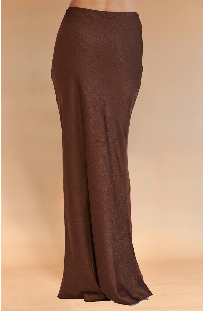 CRESCENT Cowl Neck Crushed Satin Top, Alternate, color, 