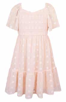 Zunie Kids' Embellished Babydoll Dress