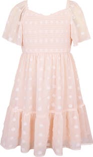 Zunie Kids' Embellished Babydoll Dress