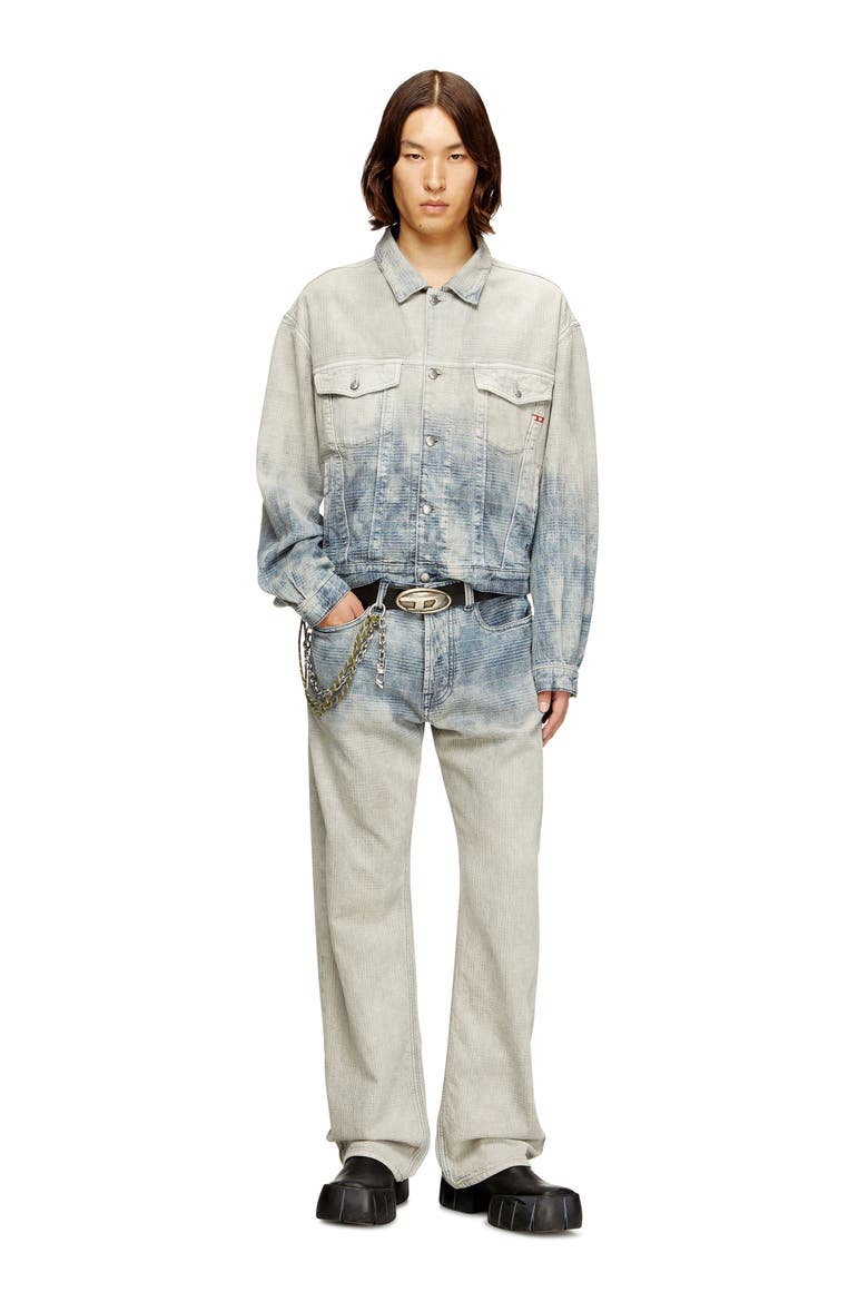 19080 D-Eeper Relaxed Straight Leg Jeans, Alternate, color, DENIM
