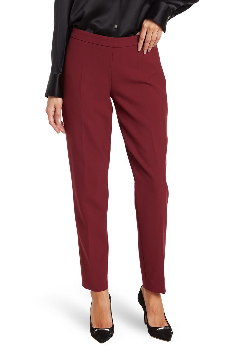 Hugo Boss Slim Fit Tiluna Pants, Main, color, MEDIUM RED