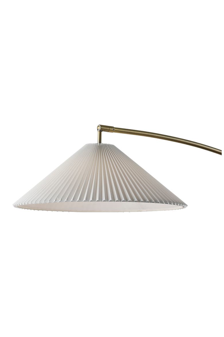 Leroy Arc Floor Lamp, Alternate, color, BLACK/ ANTIQUE BRASS