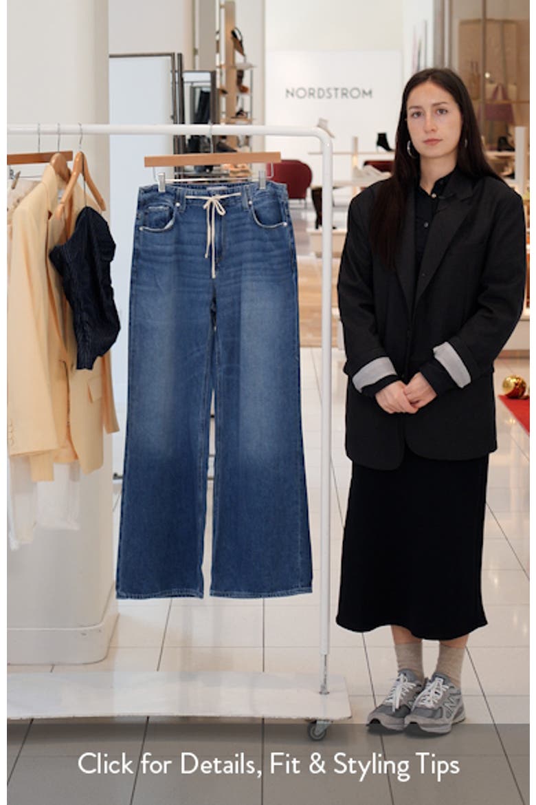 Zoey Tie Waist Wide Leg Jeans video
