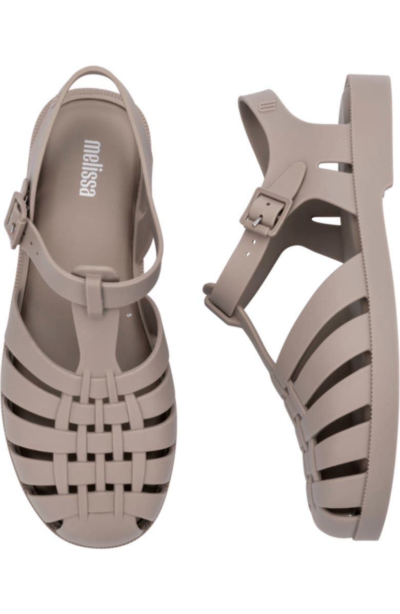 Melissa Possession Jelly Fisherman Sandal, Alternate, color, Matt Beige