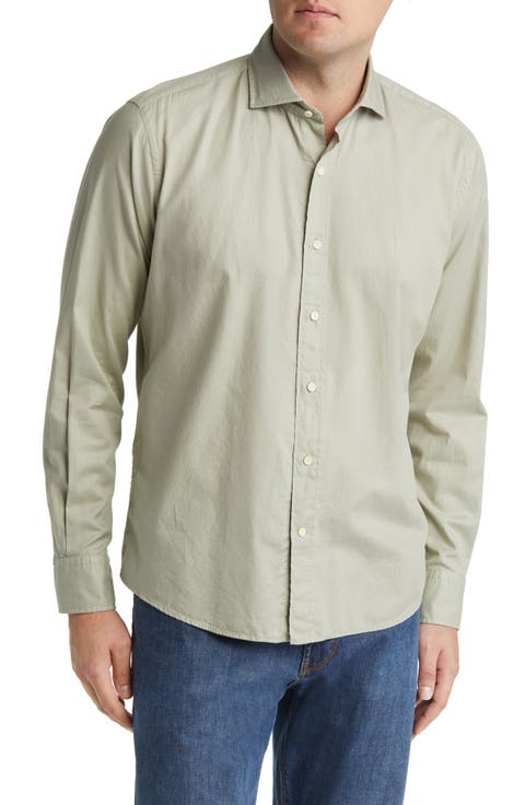 Crown Crafted Sojourn Garment Dye Button-Up Shirt