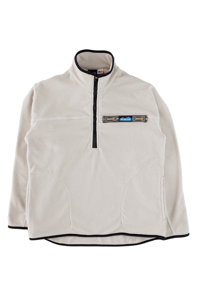 Throwshirt Fleece Pullover - 1/2-Zip - Men's, Main, color, Natural