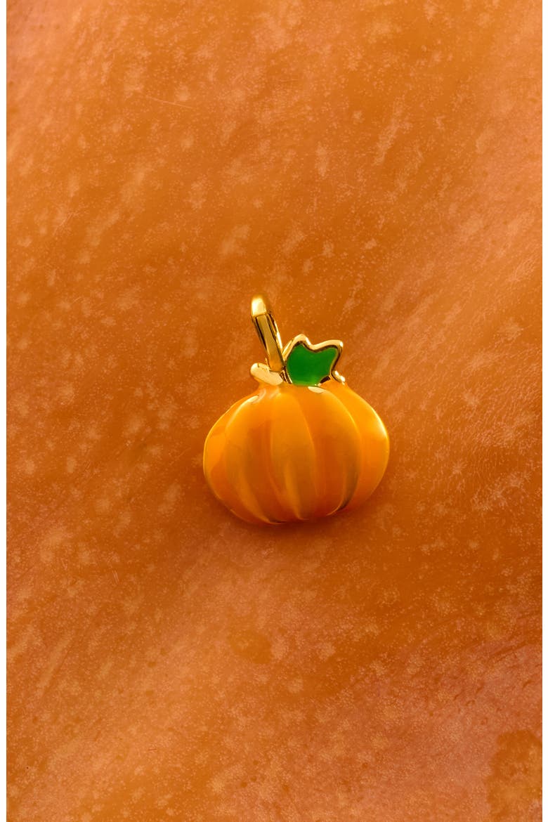 A Little Vibes 'Hello Pumpkin' Bracelet, Alternate, color, Gold Plated