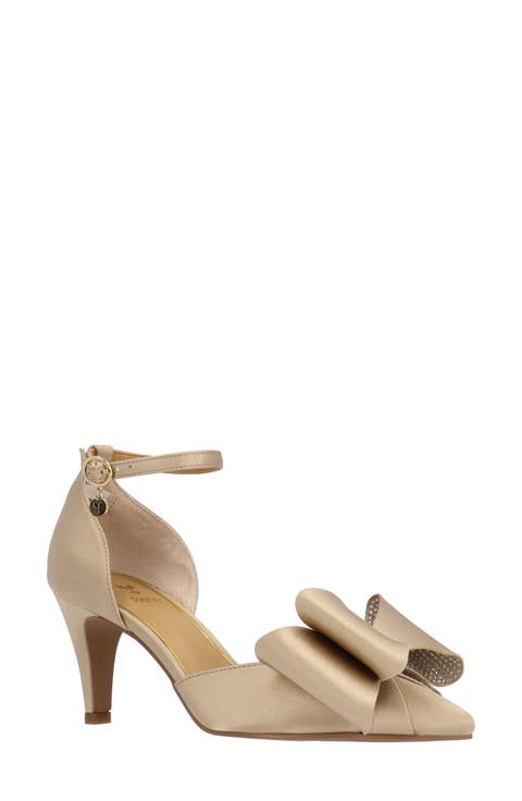 Pammie Pointed Toe Ankle Strap Pump (Women)