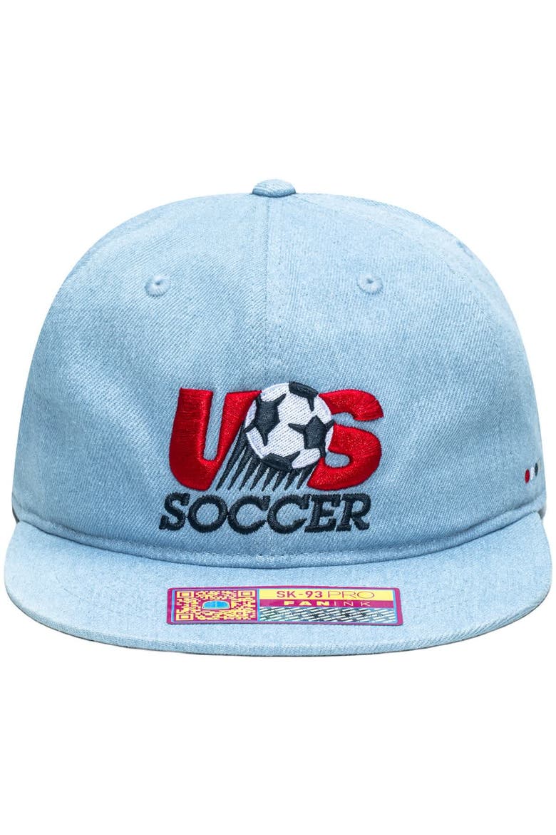 Unisex  Light Blue USMNT Making History Snapback Hat, Alternate, color, Light Blue