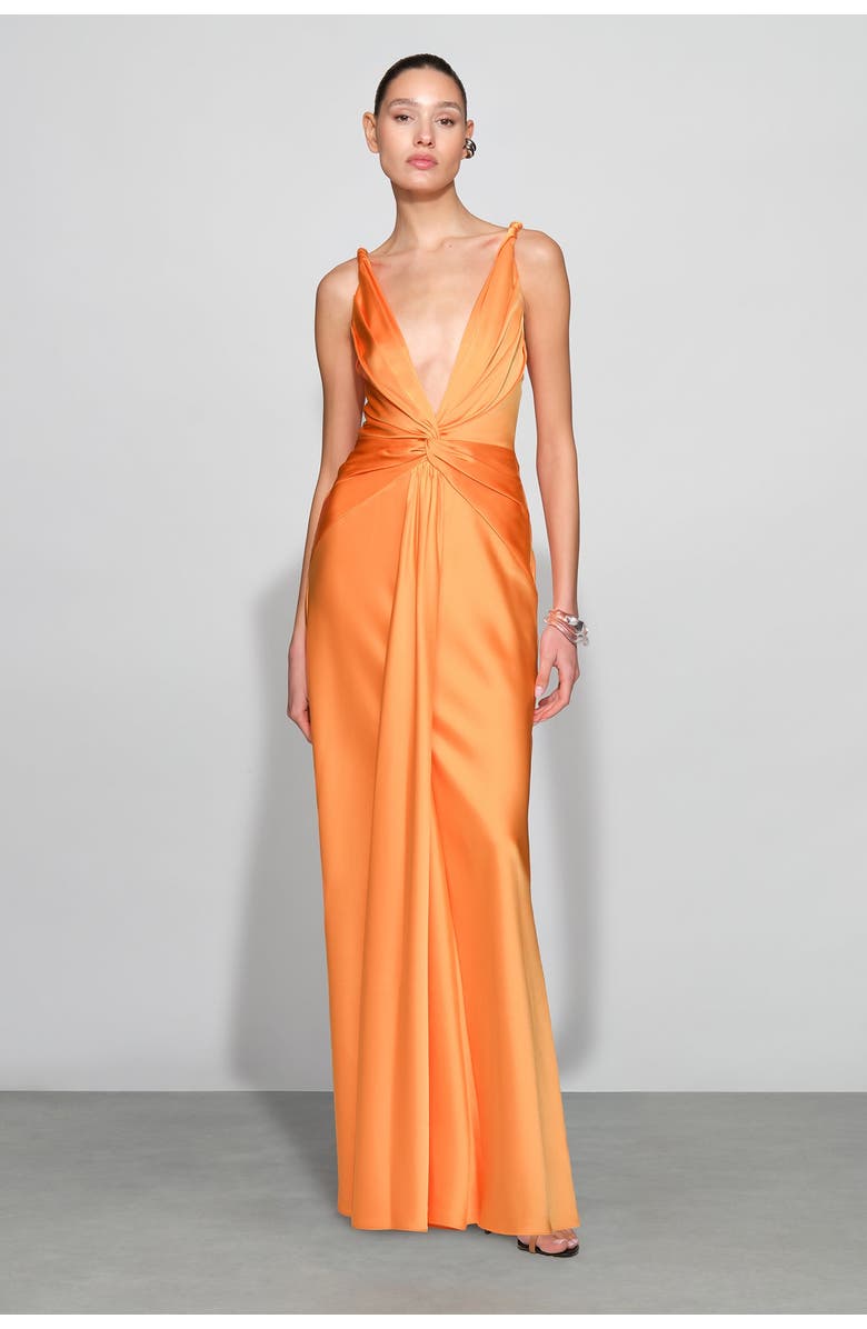 Et Ochs Tatum Gown, Alternate, color, Tangerine