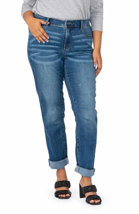 High Waist Boyfriend Jeans