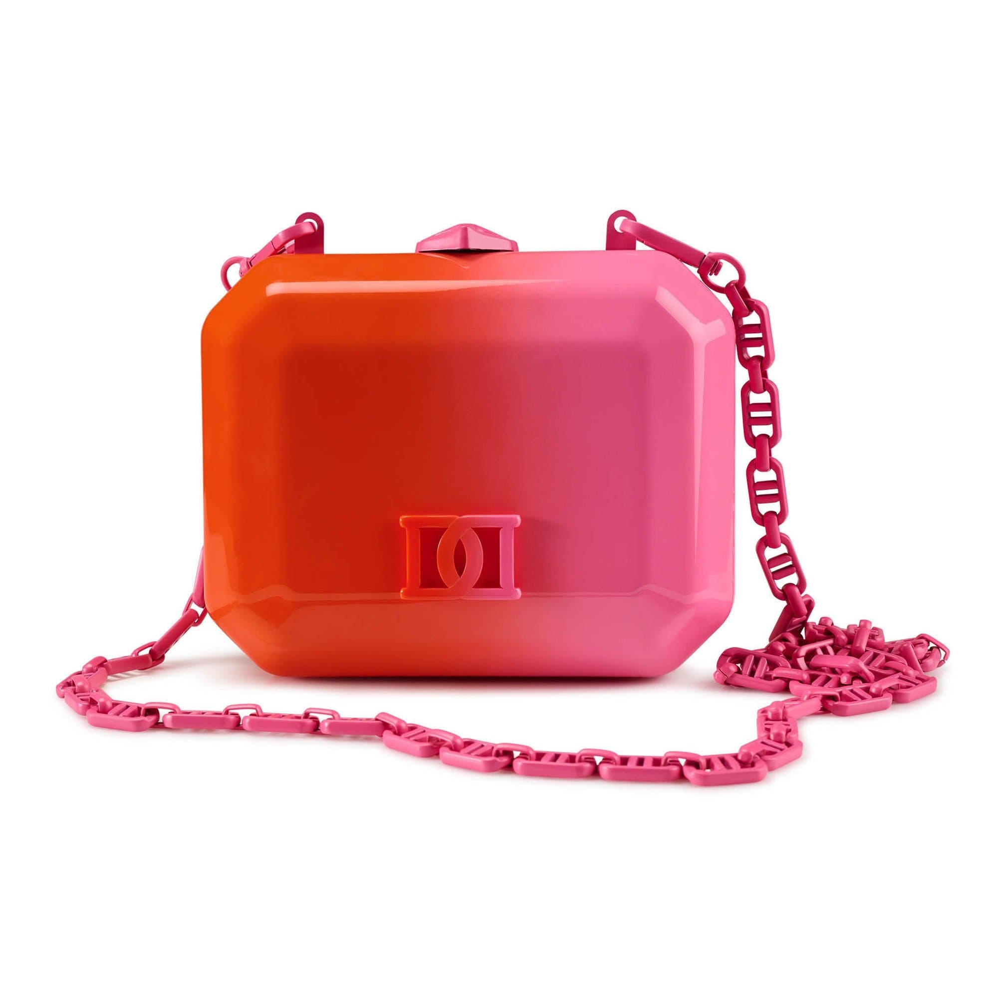 Diva Crossbody Clutch, Alternate, color, Pink Ombre