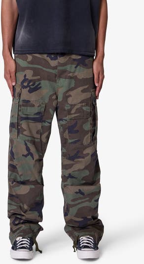 mnml Camo Print Ultra Baggy Ripstop Cargo Pants | Nordstrom