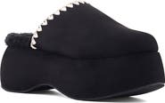 SHUSHOP Larissa Whipstitch Platform Mule