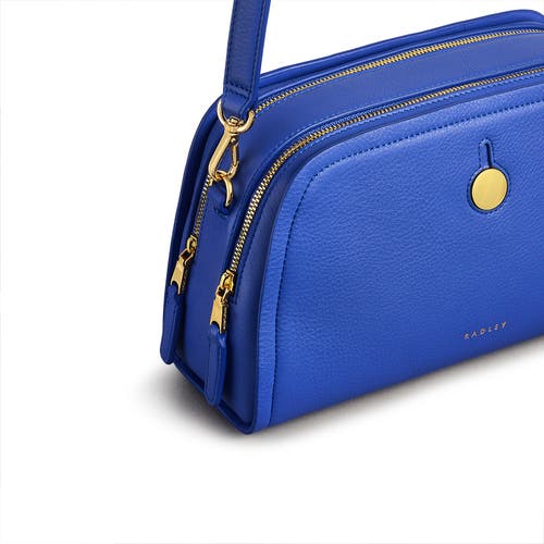 Radley London Bathurst Mews Small Ziptop Crossbody Bag In Yves Blue
