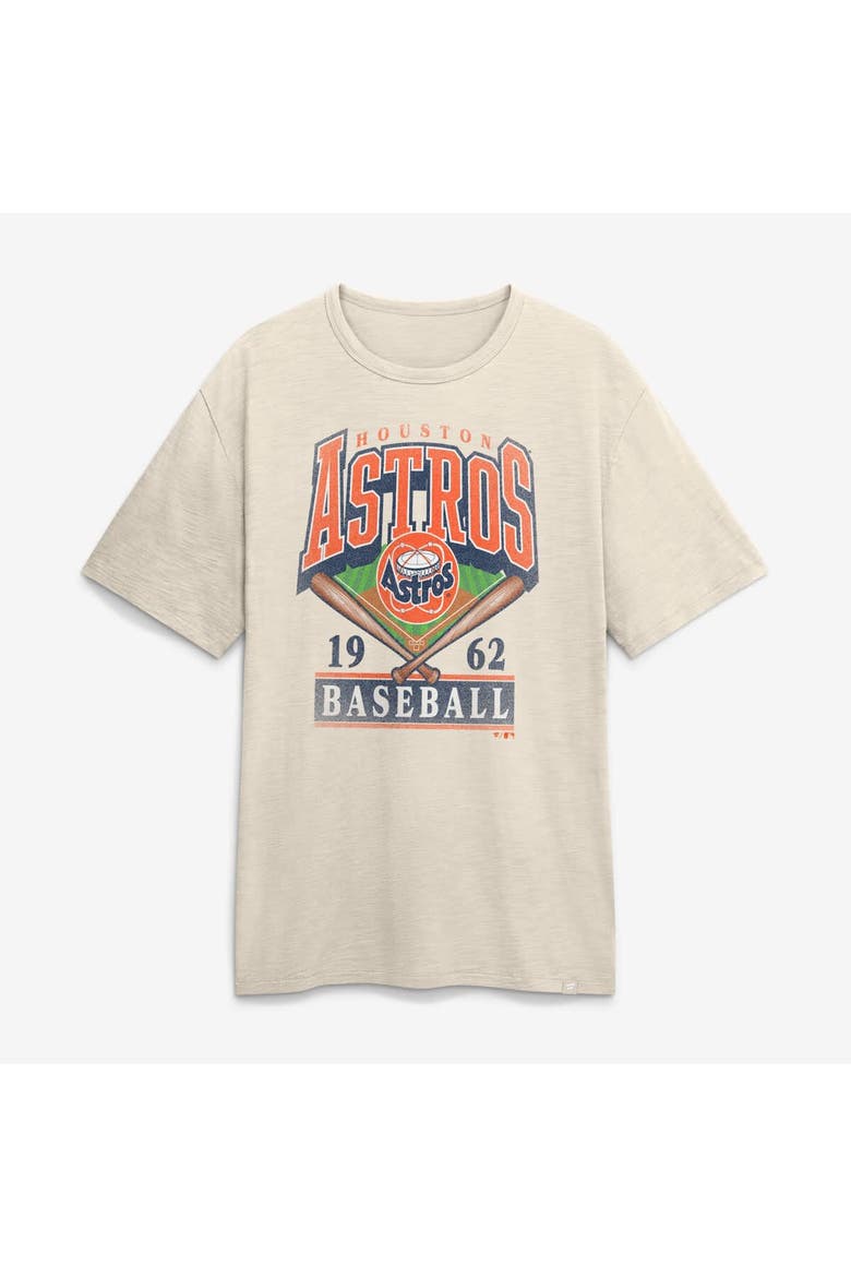 Men's Fanatics Tan Houston Astros Stadium Slub T-Shirt, Alternate, color, Tan