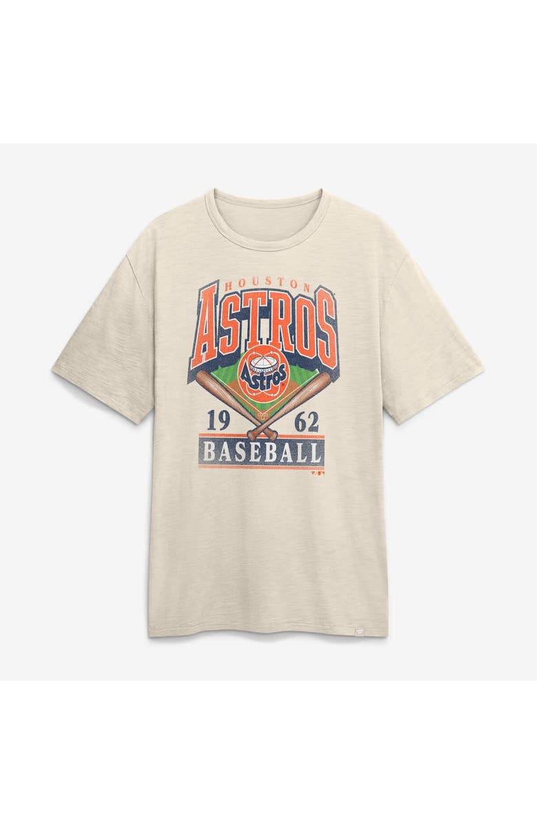 FANATICS Men's Fanatics Tan Houston Astros Stadium Slub T-Shirt, Alternate, color, Tan