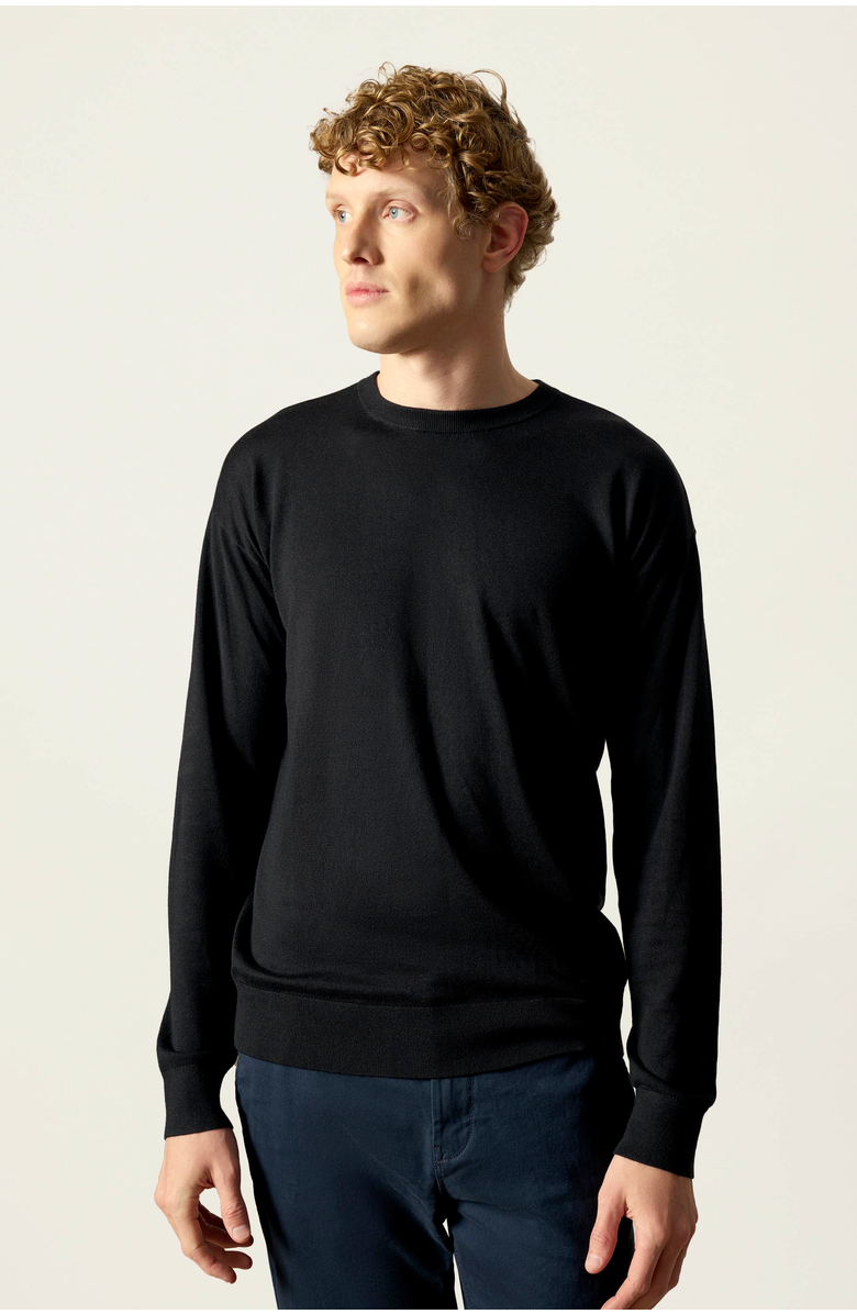 Italic Matthias Featherlight Crewneck Sweater, Main, color,