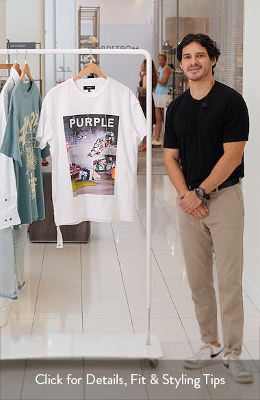 PURPLE BRAND Textured Inside Out Graphic T-Shirt (Men) | Nordstrom