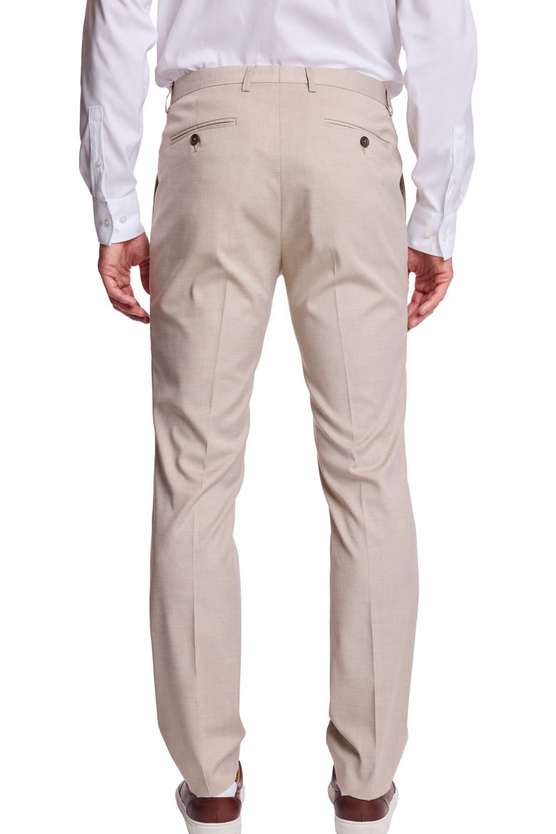 Downing Slim Fit Dress Pants, Alternate, color, PUTTY BEIGE