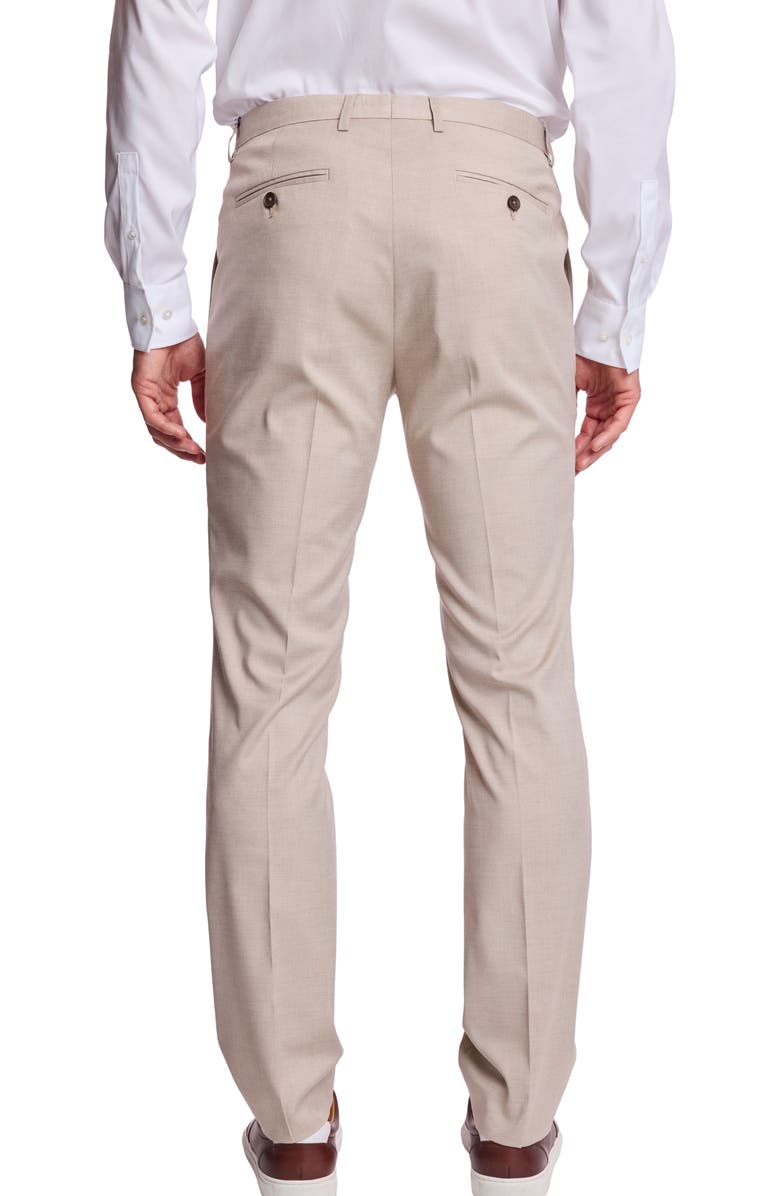 PAISLEY & GRAY Downing Slim Fit Dress Pants, Alternate, color, Putty Beige