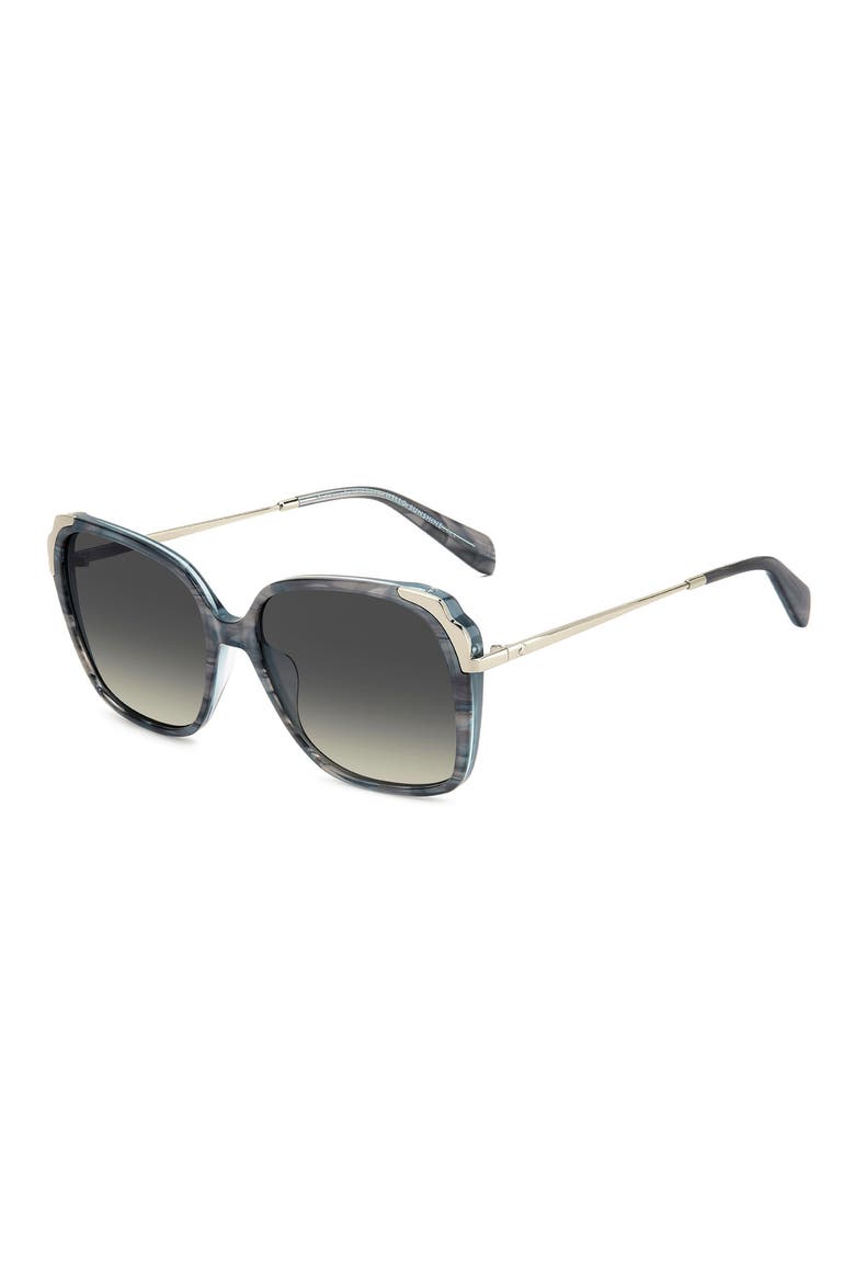 kenley 59mm gradient square sunglasses, Alternate, color, GREY HORN/ GREY BROWN DS