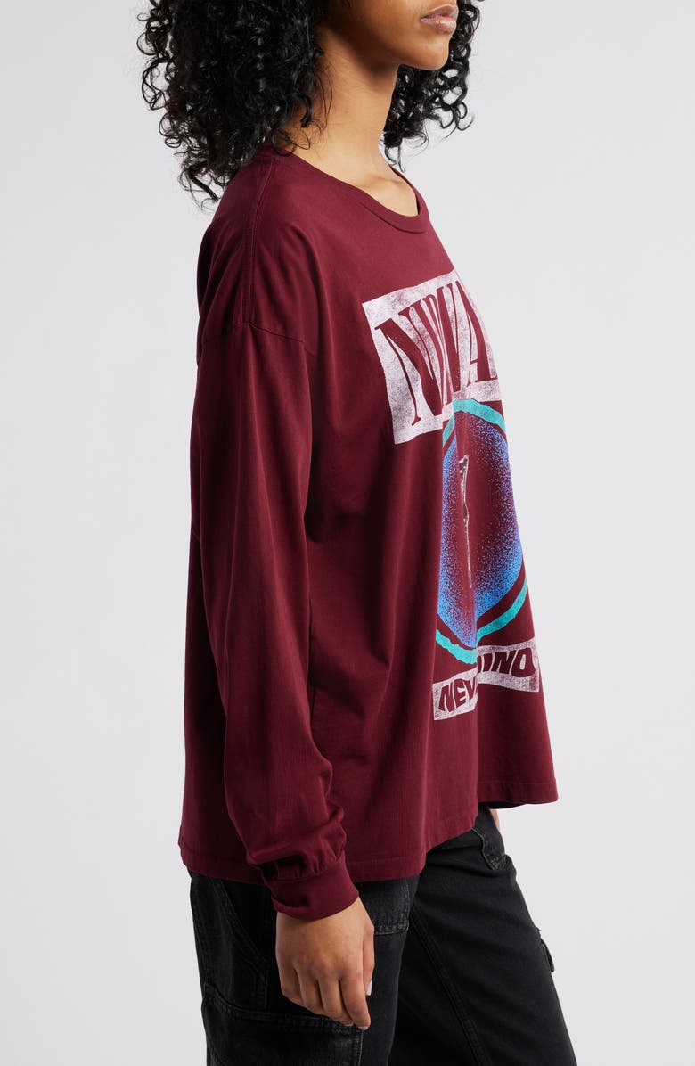 Nirvana Bait Long Sleeve Cotton Graphic T-Shirt