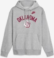 Nike Men's Nike Heather Gray Oklahoma Sooners Legacy Arch Club Hoodie
