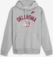 Nike Men's Nike Heather Gray Oklahoma Sooners Legacy Arch Club Hoodie