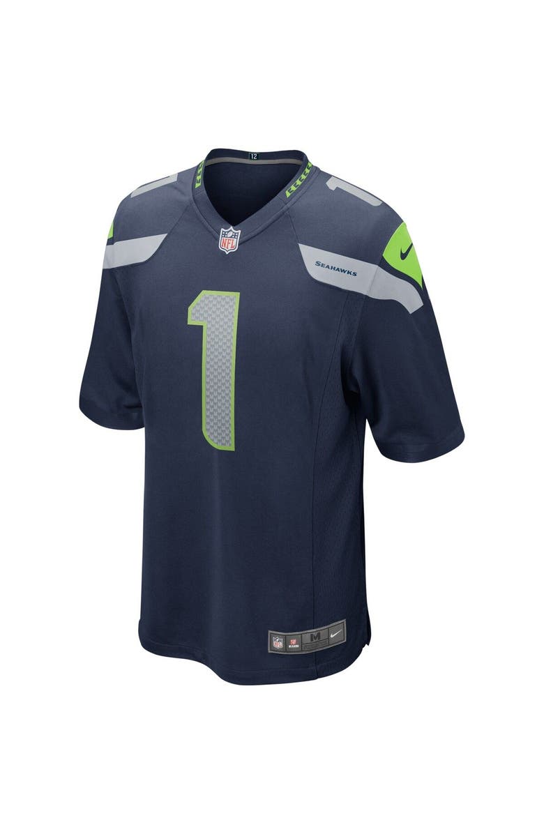 Nike Men's Nike Warren Moon College Navy Seattle Seahawks Game Retired Player Jersey, Alternate, color, 