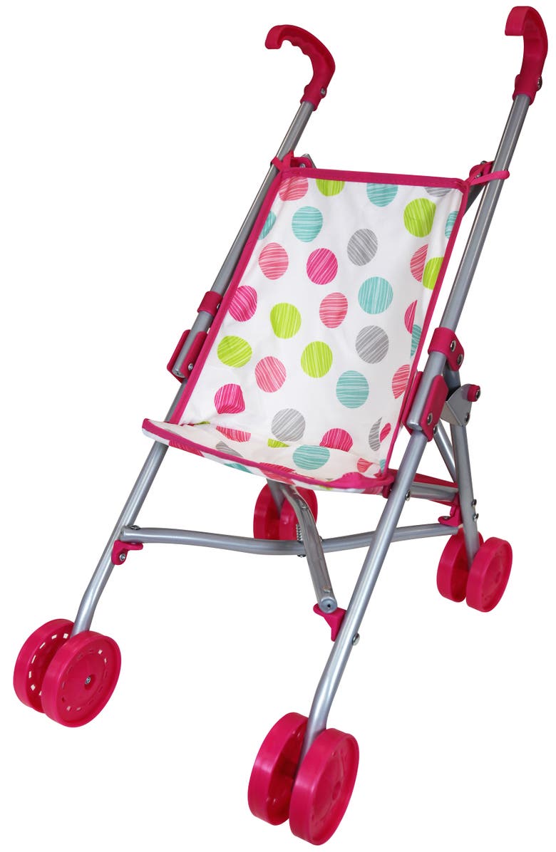 Lissi 12 Inch Baby Doll & Push Carry Travel Set, Alternate, color, Multicolored