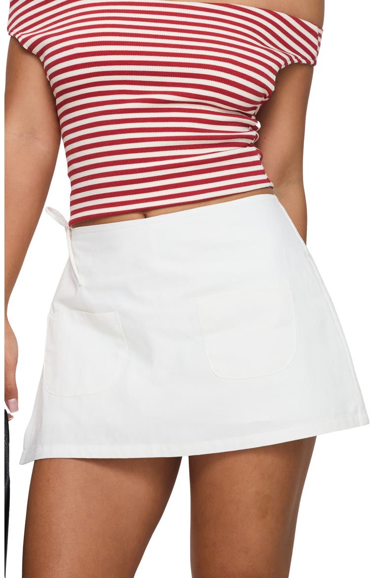 Gigi Wrap Skort, Main, color, WHITE