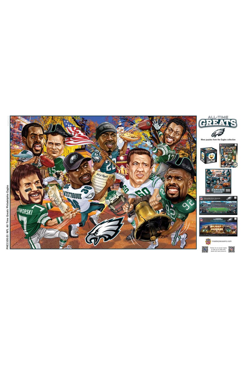 Philadelphia Eagles 500 Piece Puzzle, Alternate, color, Multicolor