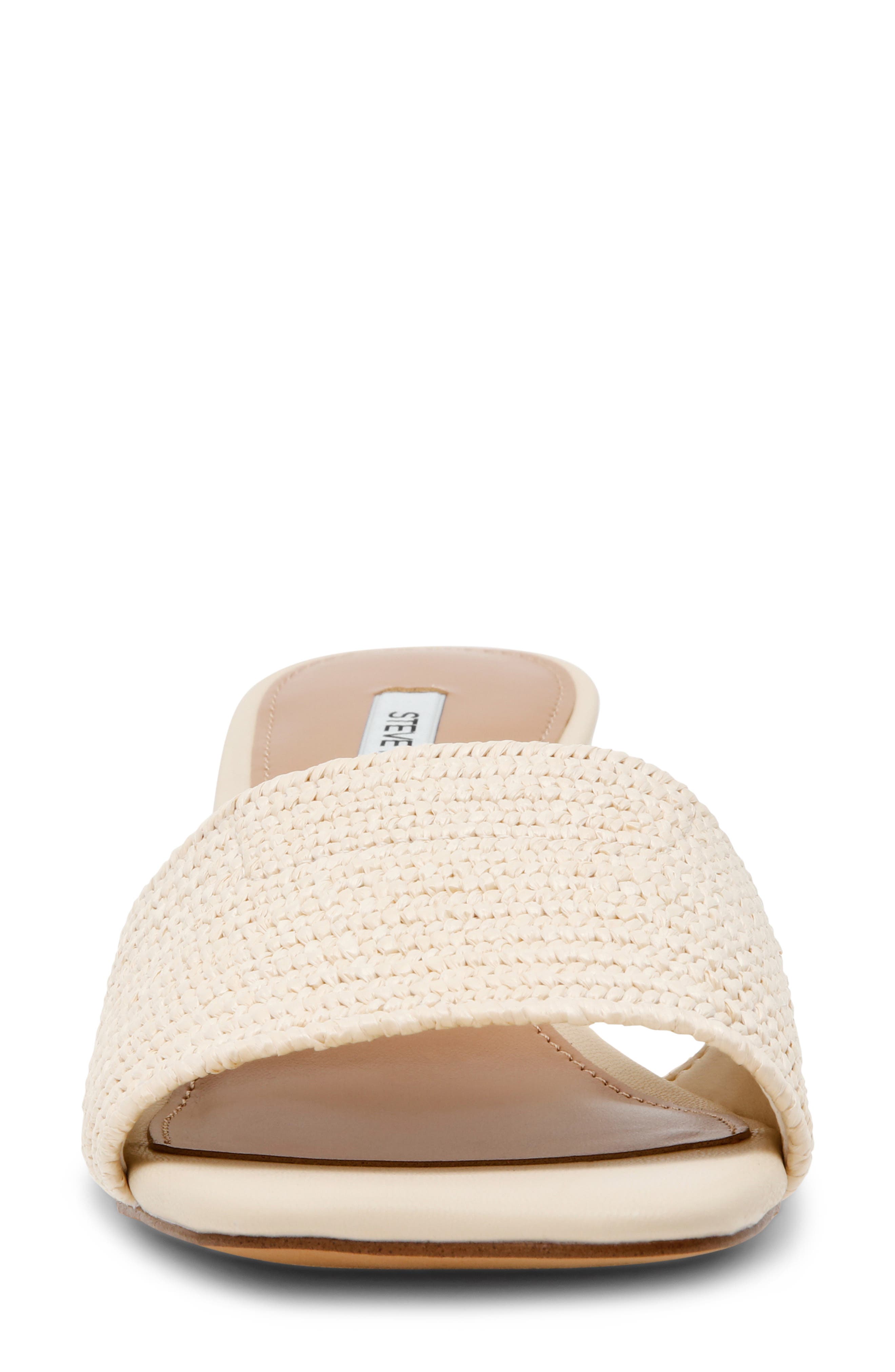 Frolic Slide Sandal, Alternate, color, NAT RAFFIA