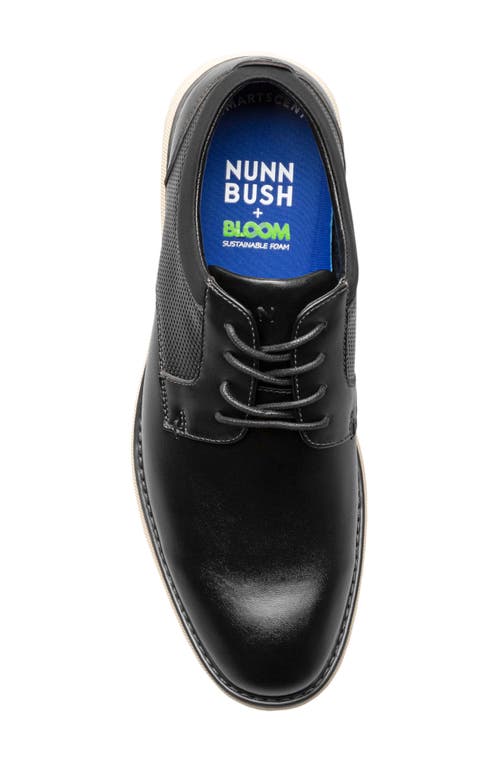 Nunn Bush Chase Plain Toe Derby In Black Multi