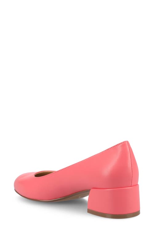 Journee Collection Journee Womens Saarii Wide Width Pumps In Coral