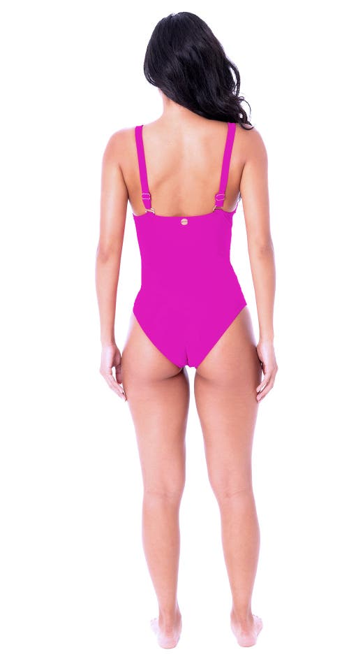 Dai Moda Kaci One Piece Swimsuit In Pink