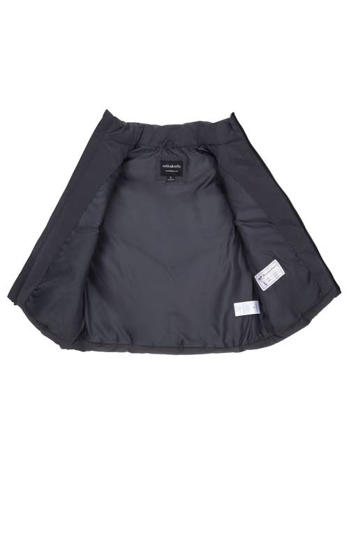 Rokka&rolla Kids' Quilted Puffer Vest In Black