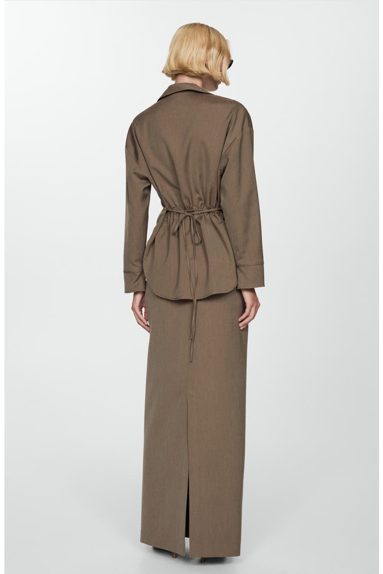 Column Maxi Skirt, Alternate, color, LIGHT/ PASTEL BROWN