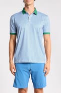 Swannies Pine Print Performance Polo