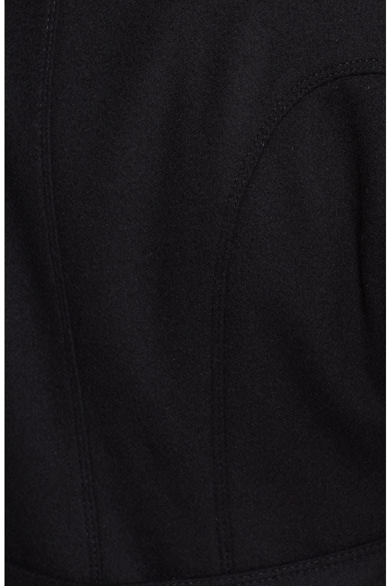 Wool & Cashmere Coat, Alternate, color, BLACK