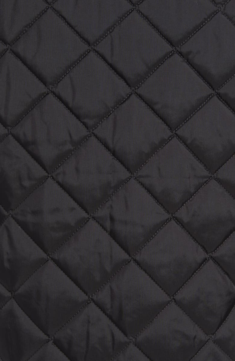 Barbour Barlow Quilted Vest, Alternate, color, Black