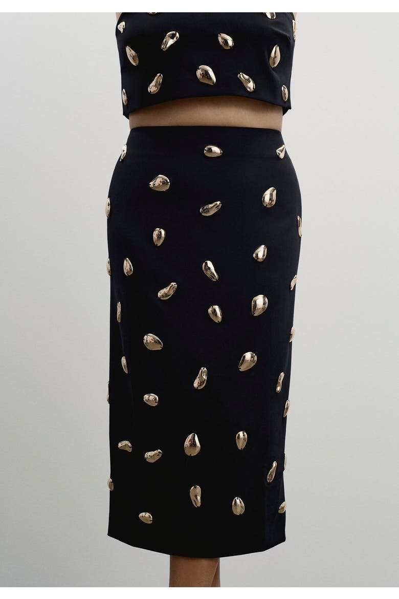 Embellished Column Midi Skirt, Alternate, color, BLACK BEAUTY