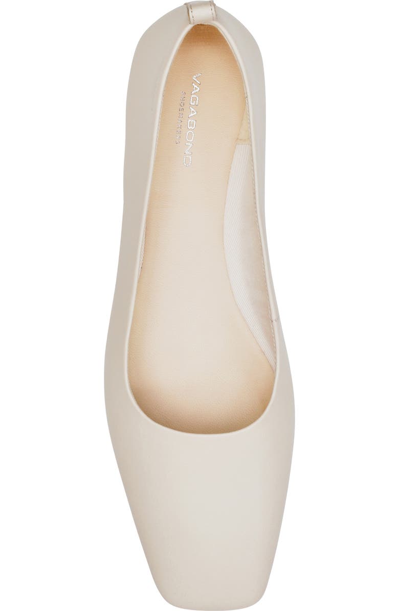 Vagabond Shoemakers Delia Flat, Alternate, color, Off White