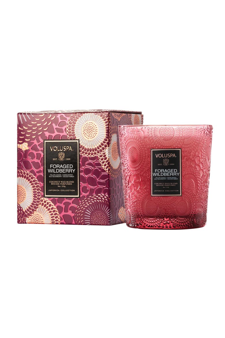 Foraged Wildberry Boxed Classic Candle, Main, color, FORAGED WILDBERRY