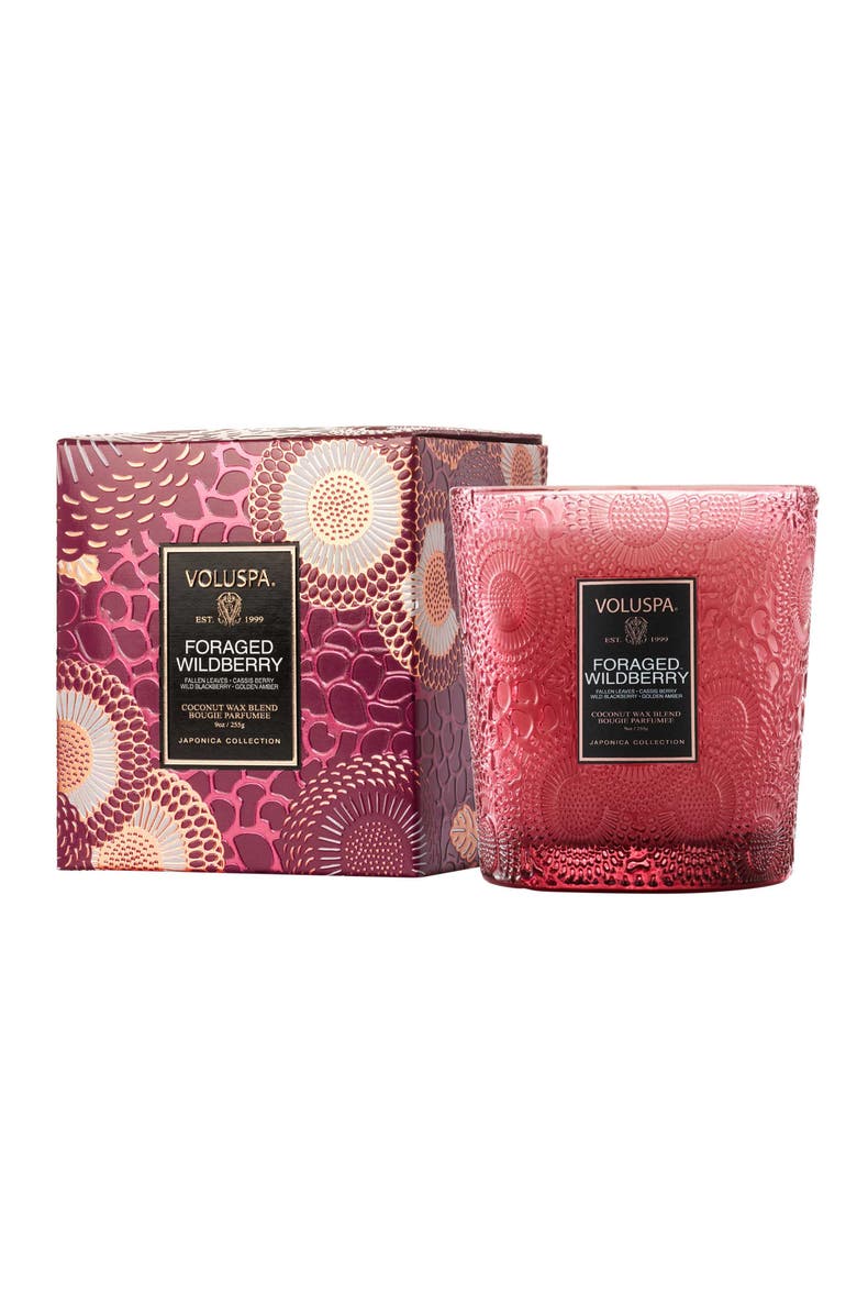 Voluspa Foraged Wildberry Boxed Classic Candle, Main, color, Foraged Wildberry