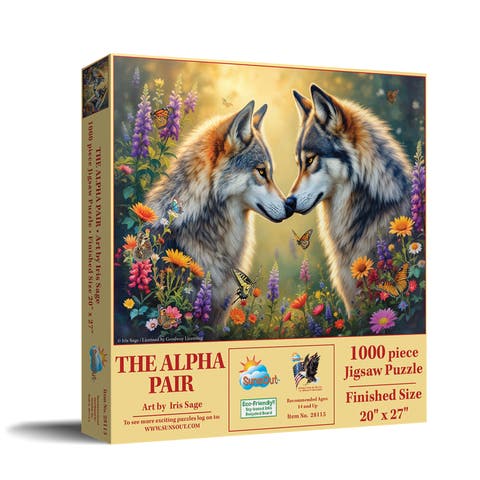The Alpha Pair 1000 piece Jigsaw Puzzle for Adults