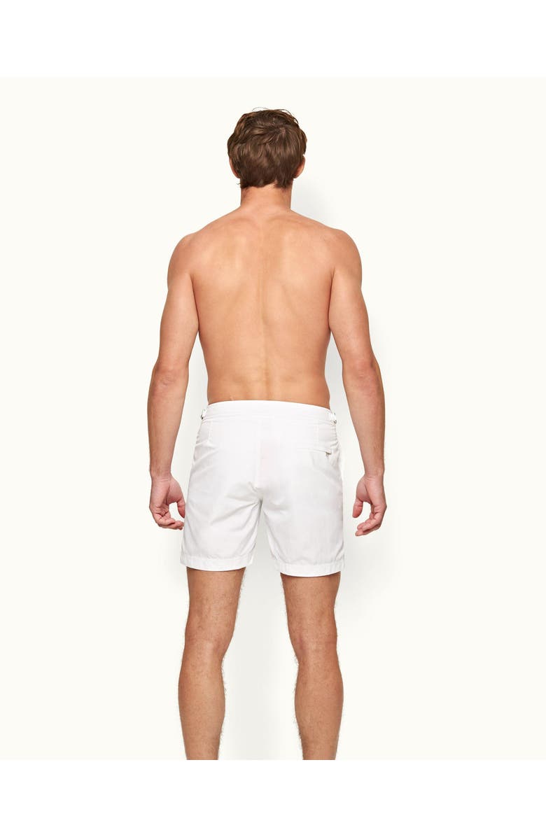 Orlebar Brown Bulldog Mid-Length Swim Shorts, Alternate, color, White