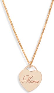 Set & Stones Alice Mama Heart Pendant Necklace